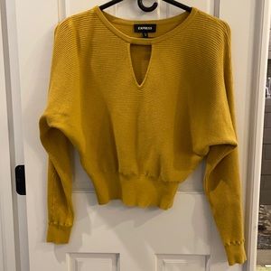 Mustard colored sweater